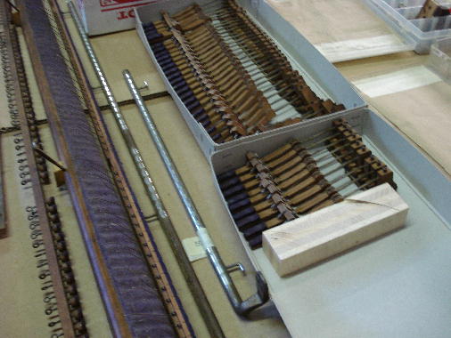38 - Temporarily store dampers & railes during reconditioning 38 - Temporarily store dampers & railes during reconditioning